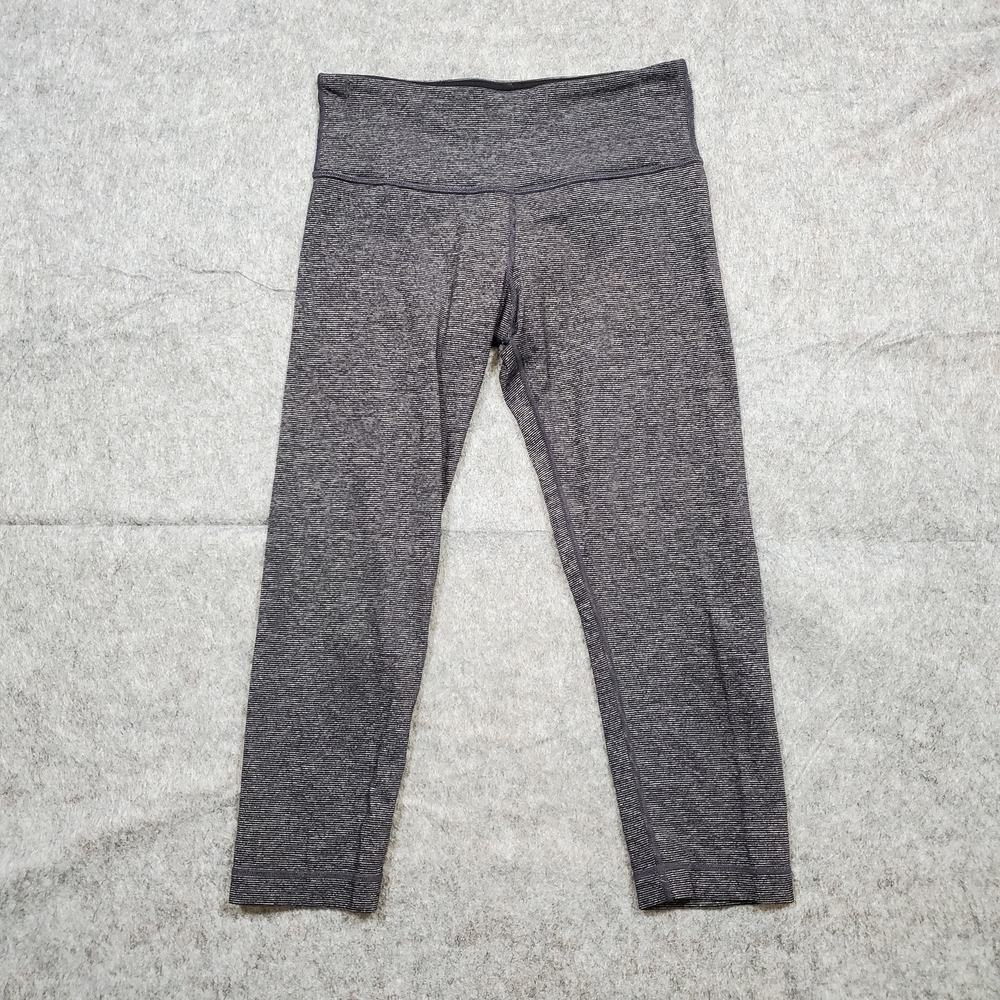 Lululemon Leggings Womens‎ 4 Cropped Capri 19" Run Athletic Gym Workout Yoga